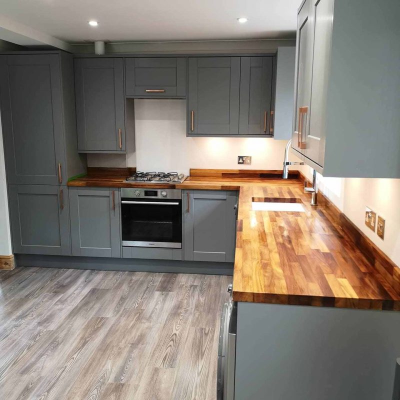 image of grey kitchen